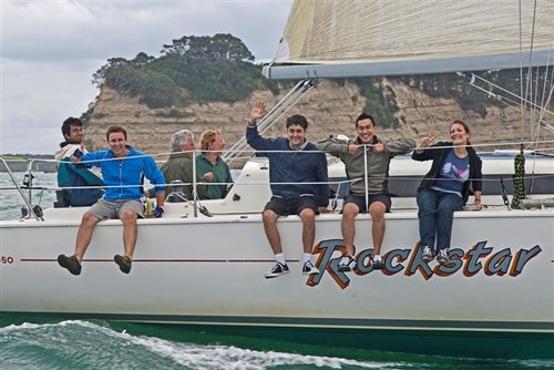 Rockstar competing in the 2008 Half Moon Bay and Howick Rotary Clubs Regatta © SW